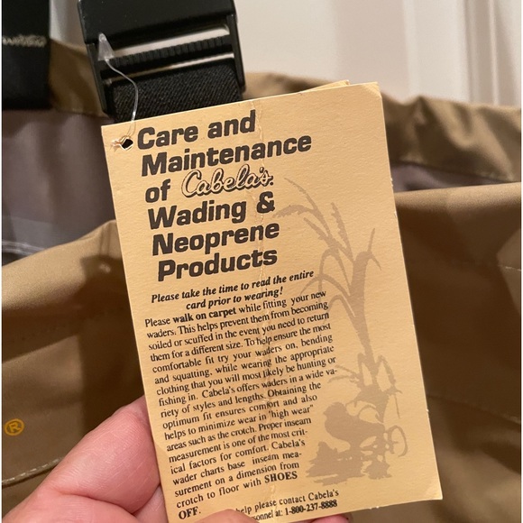 New Cabela’s Stocking Foot Chest Waders for Fly Fishing - Picture 4 of 6